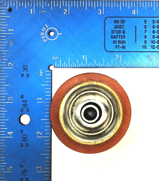 KC Palletflo Approx 2.247" Conveyor Wheel W/ Approx .321" Bore [Lot of 4] NOS