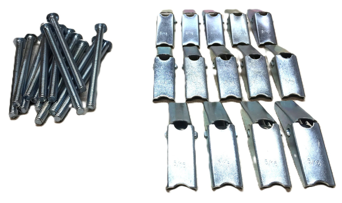 Unbranded 5/16" Toggle Nut and 4" Screw Set (2pcs) [Lot of 14] NOS