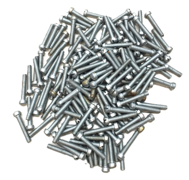 Unbranded 1/4"-28 x 1-1/2" Steel Round Slotted Head Screw Pack (160pcs) NOS