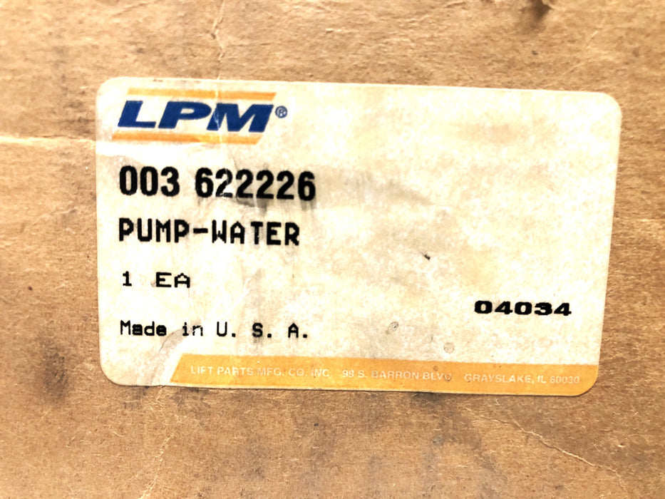 LPM Forklift Water Pump 622226 USED