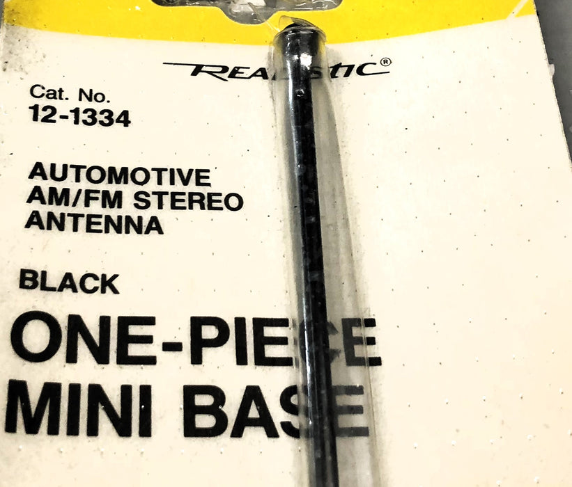 Realistic One-Piece Mini Base Automotive AM/FM Stereo Antenna 12-1334 NOS