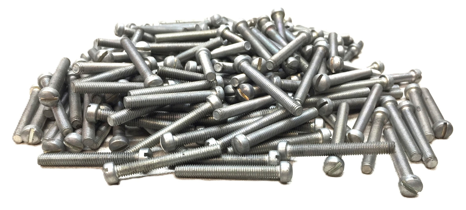 Unbranded 10-32 x1-1/2" Round Pan Head Slotted Screw [Lot of 170] NOS