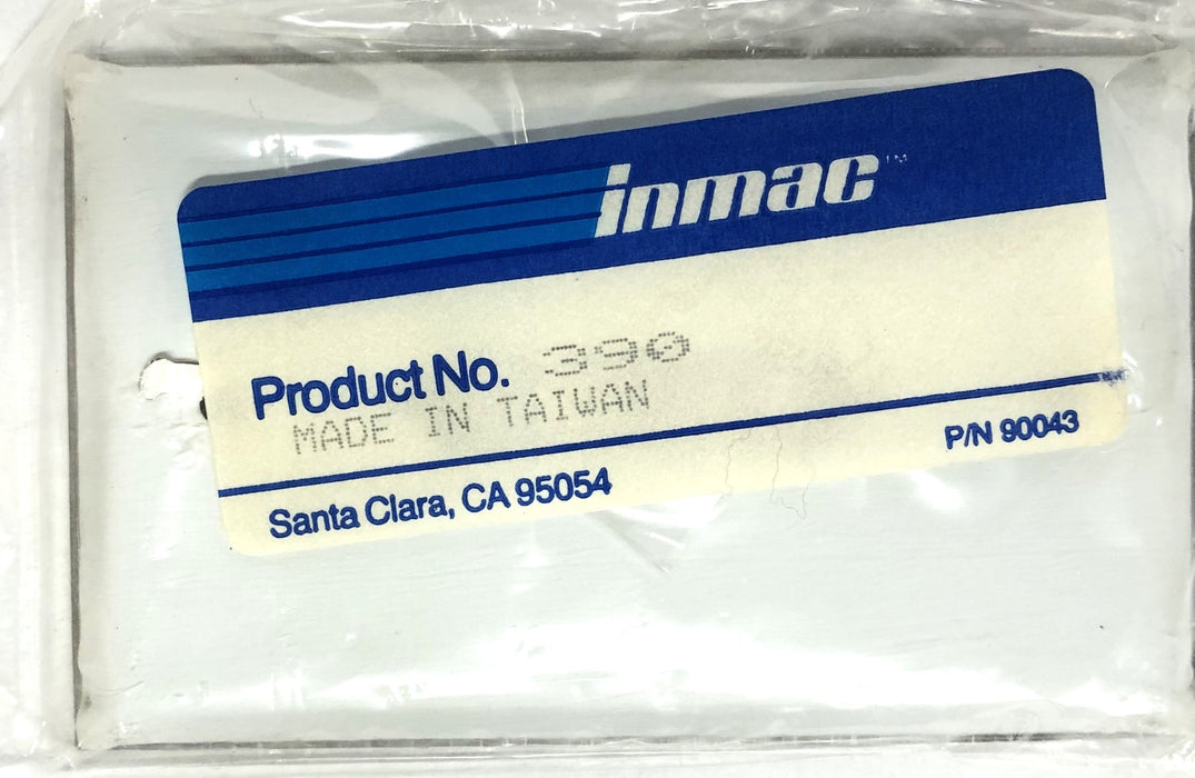 Inmac Outlet Metal Wall Plate Cover 390 (90043) [Lot of 4] NOS