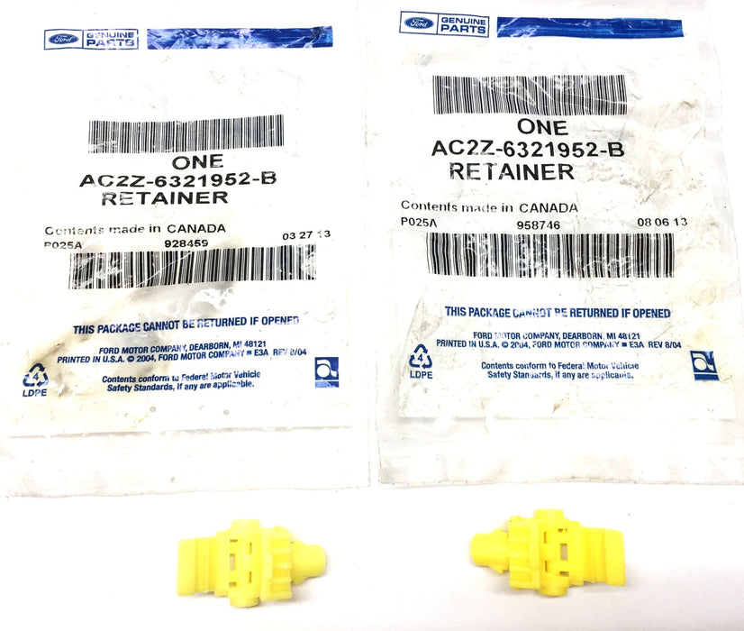 Ford Motor Company Door Lock Rod Clip AC2Z-6321952-B [Lot of 2] NOS