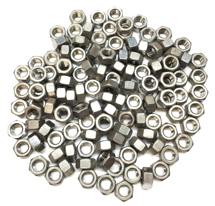 THE 7/16"-14 Grade 18-8 Stainless Steel Finished Hex Nut F594C [Lot of 125] NOS