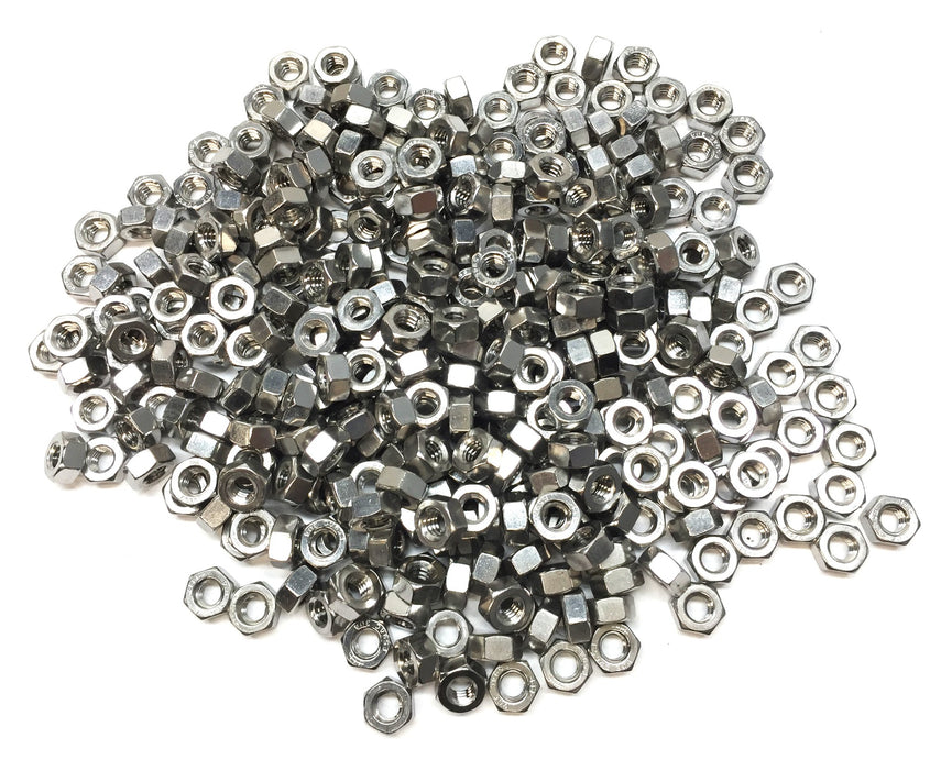 Unbranded 304 1/4"-20 Stainless Steel Finished Hex Nut F594C [Lot of 344] NOS