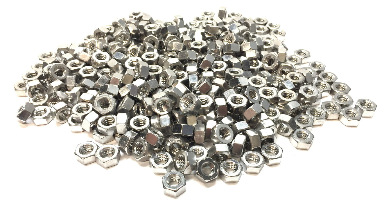 Unbranded 304 1/4"-20 Stainless Steel Finished Hex Nut F594C [Lot of 344] NOS