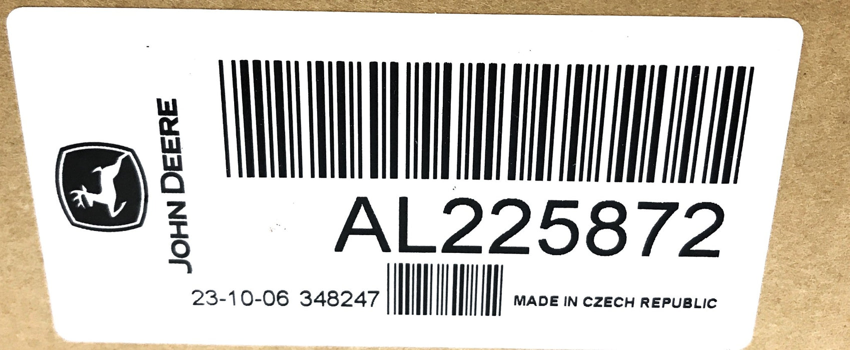 John Deer Air Filter AL225872 NOS