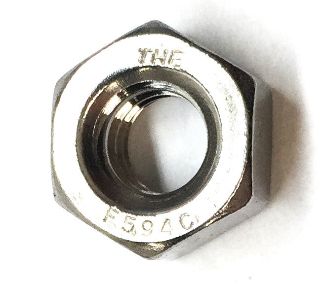 Unbranded 304 1/4"-20 Stainless Steel Finished Hex Nut F594C [Lot of 344] NOS