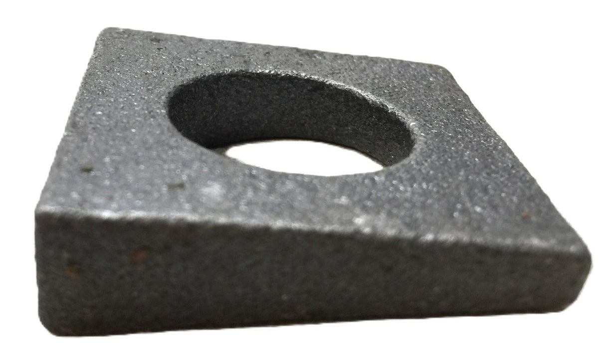 Unbranded Malleable Iron Beveled Square Washer 1/2 [Lot of 10] NOS