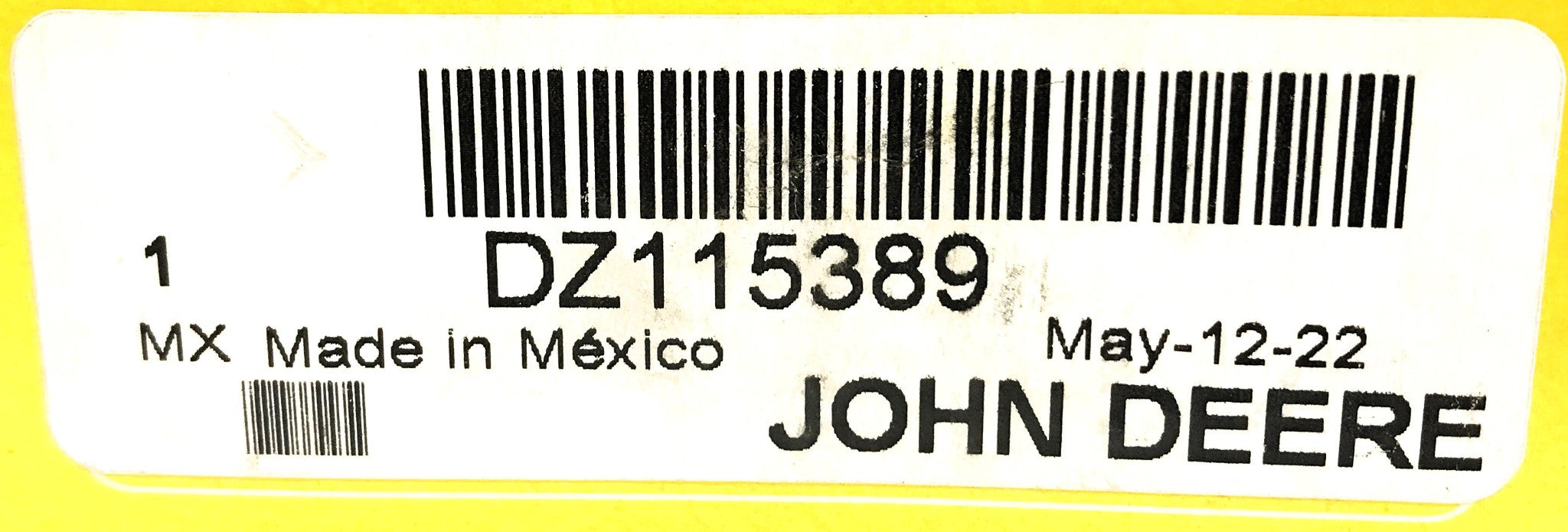 John Deer Fuel Filter DZ115389 NOS