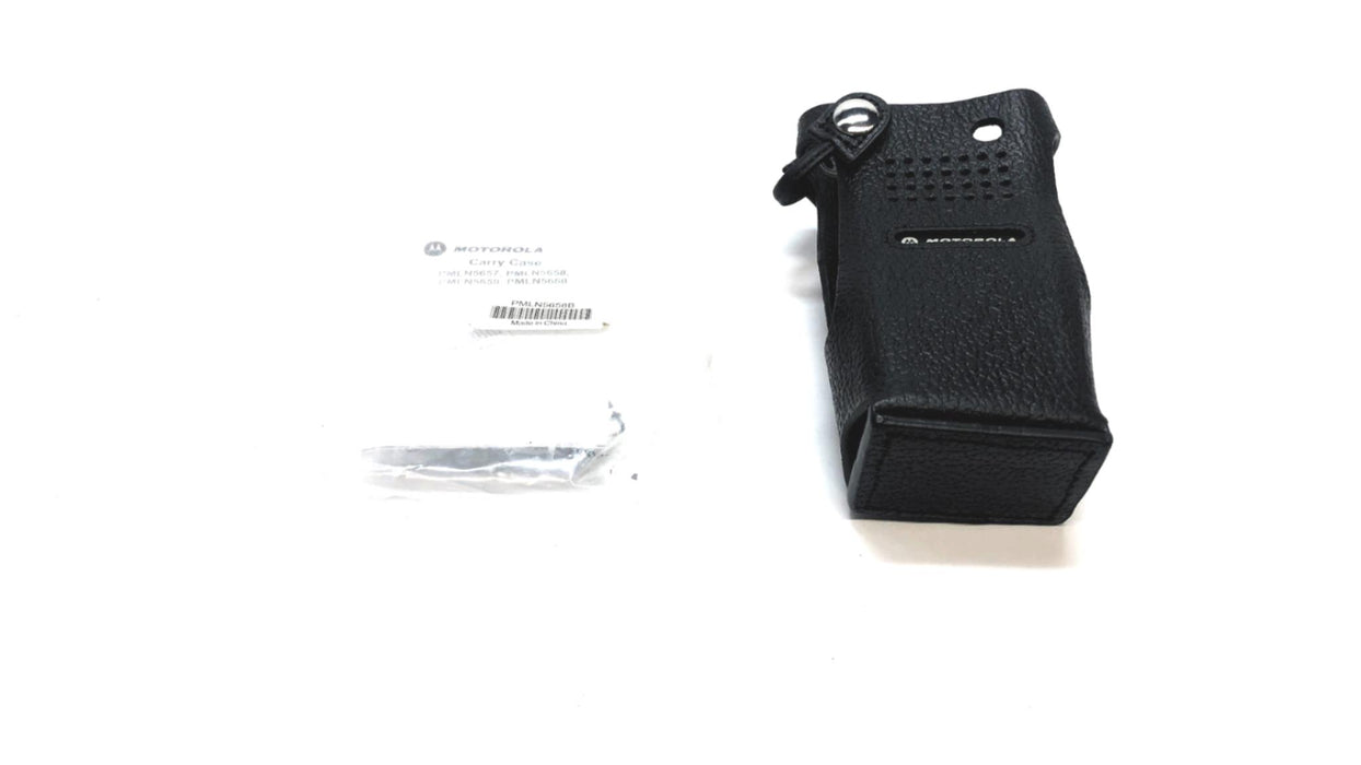Motorola Belt Loop Leather Holster PMLN5658B NOS
