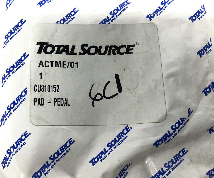 Total Source Forklift Pedal Pad CU810152 NOS
