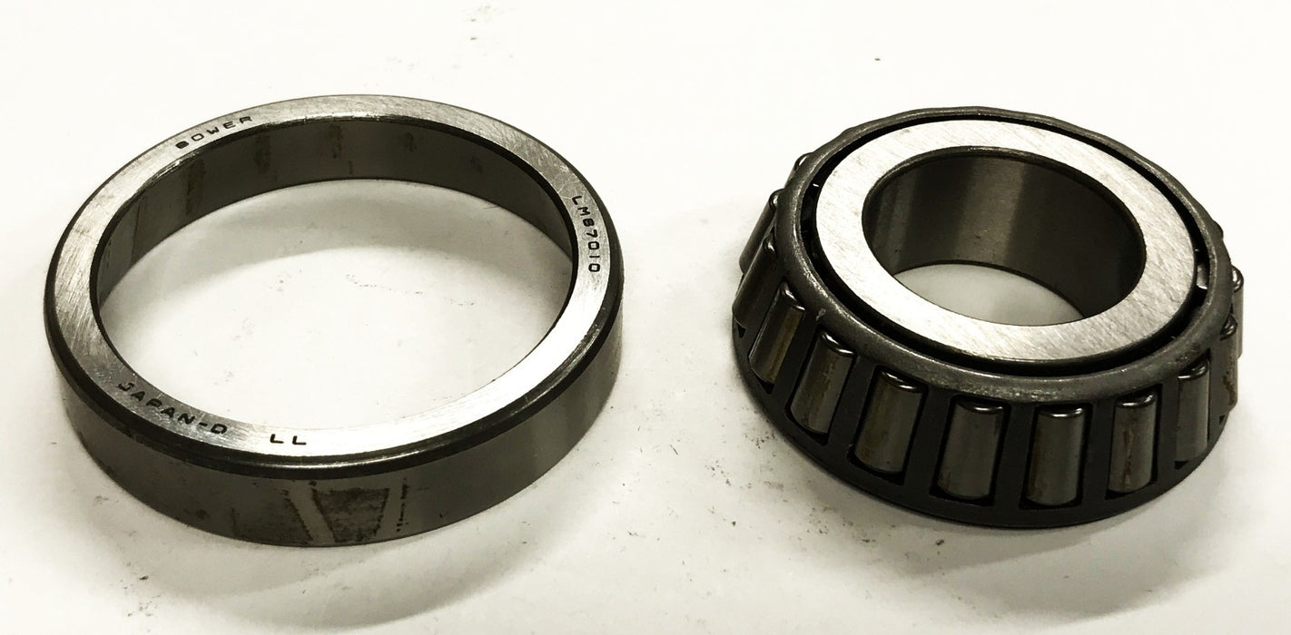Bower Tapered Roller Bearing Cone and Cup CR-0580/LM67010 NOS