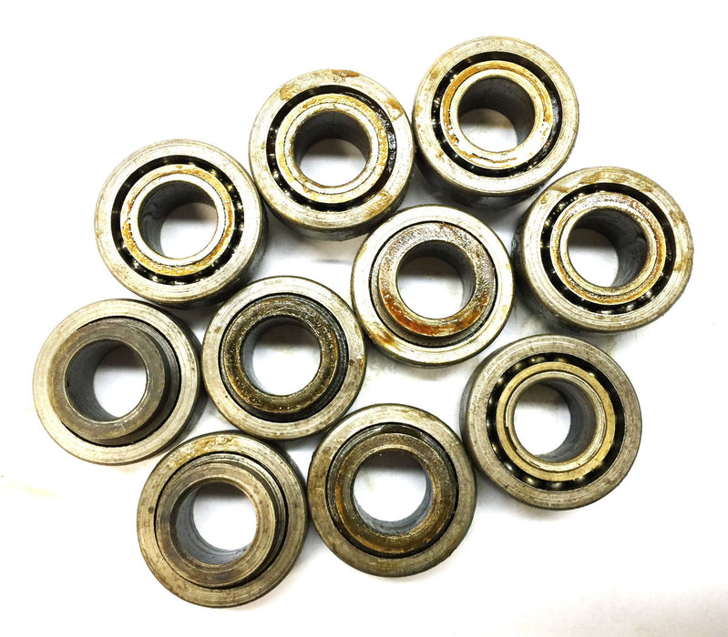 The Gwilliam Co. 1/2"x 1-1/8"x 3/8 Flange Roller Bearing GR-4968 [Lot of 10] NOS