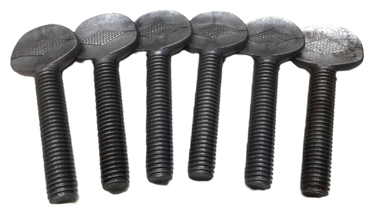 Unbranded 1/2"-13 x 2-1/2" Spade Thumb Tabbed Screw [Lot of 6] NOS