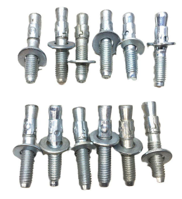 Unbranded 1/2"-13 x 3-3/4" Anchor Bolt with Washer Assembly [Lot of 12] NOS
