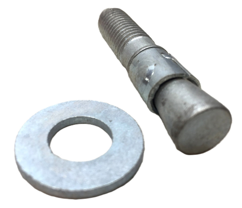 Unbranded 1/2"-13 x 3-3/4" Anchor Bolt with Washer Assembly [Lot of 12] NOS