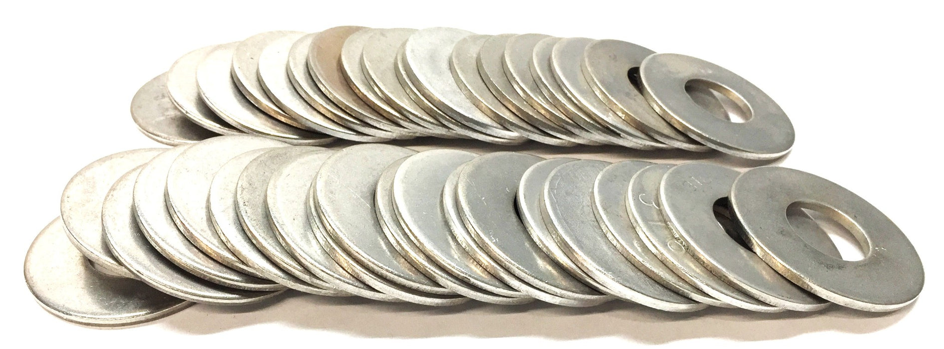 Unbranded 3/4" Stainless Steel Flat Washer [Lot of 38] NOS