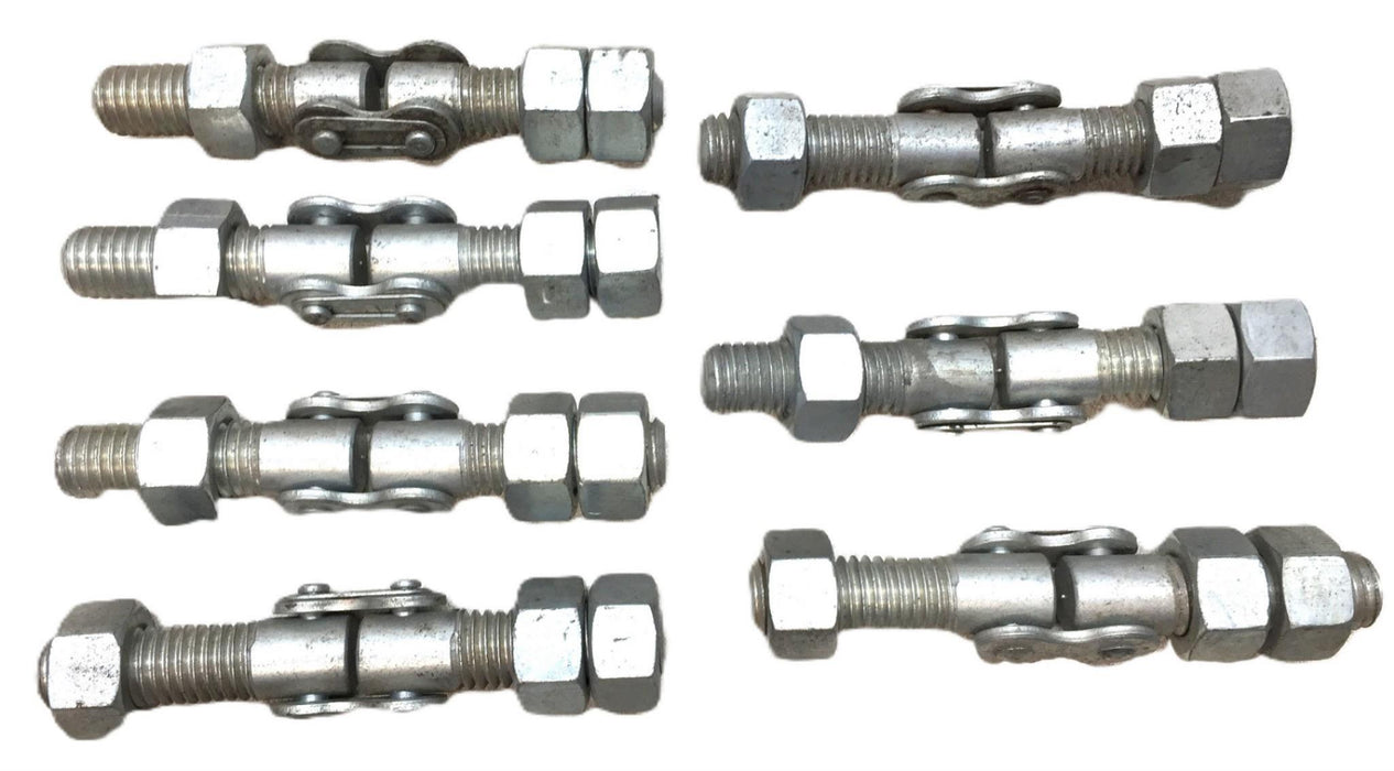 Acme 1/2-13 x 4" Steel Flexible Threaded Swivel Joint Assembly 50 [Lot of 7] NOS