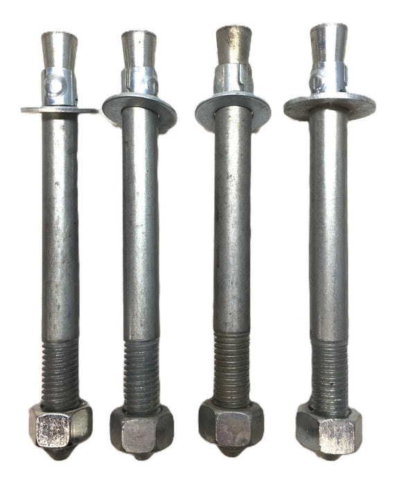 Unbranded 5/8"-11 x 7" Commercial Wedge Anchor [Lot of 4] NOS