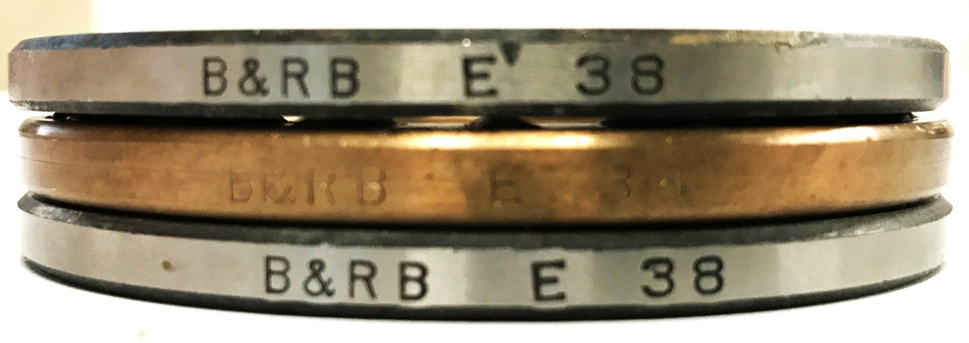 B&RB 3-Piece Thrust Ball Bearing E-38 NOS