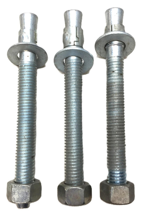 Unbranded 5/8"-11 x 6" Commercial Wedge Anchor [Lot of 3] NOS