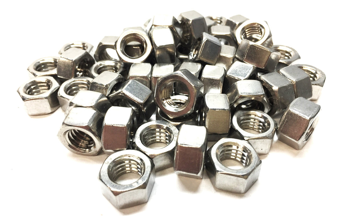 TC 3/8"-16 Stainless Steel Finished Hex Nut [Lot of 50] NOS
