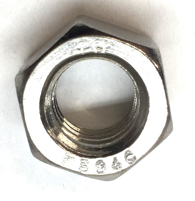 TC 3/8"-16 Stainless Steel Finished Hex Nut [Lot of 50] NOS