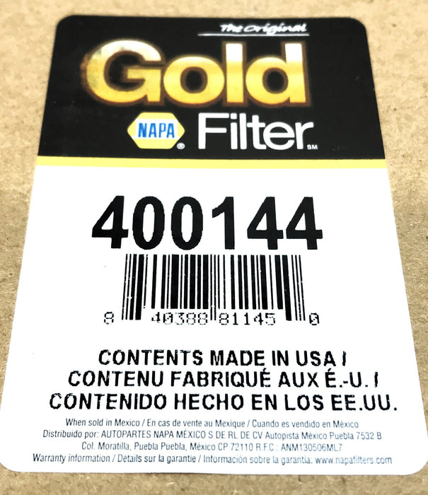 Napa Gold Oil Filter 400144 NOS