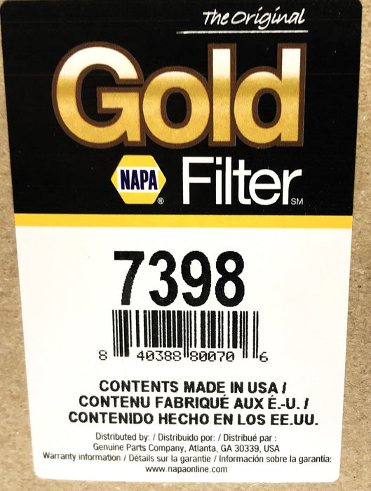 Napa Gold Oil Filter 7398 NOS