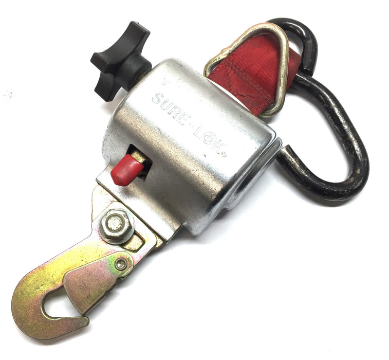Sure-Lok Wheelchair Retreater Tie-Down with Snap-Lock Hook and D-Ring USED