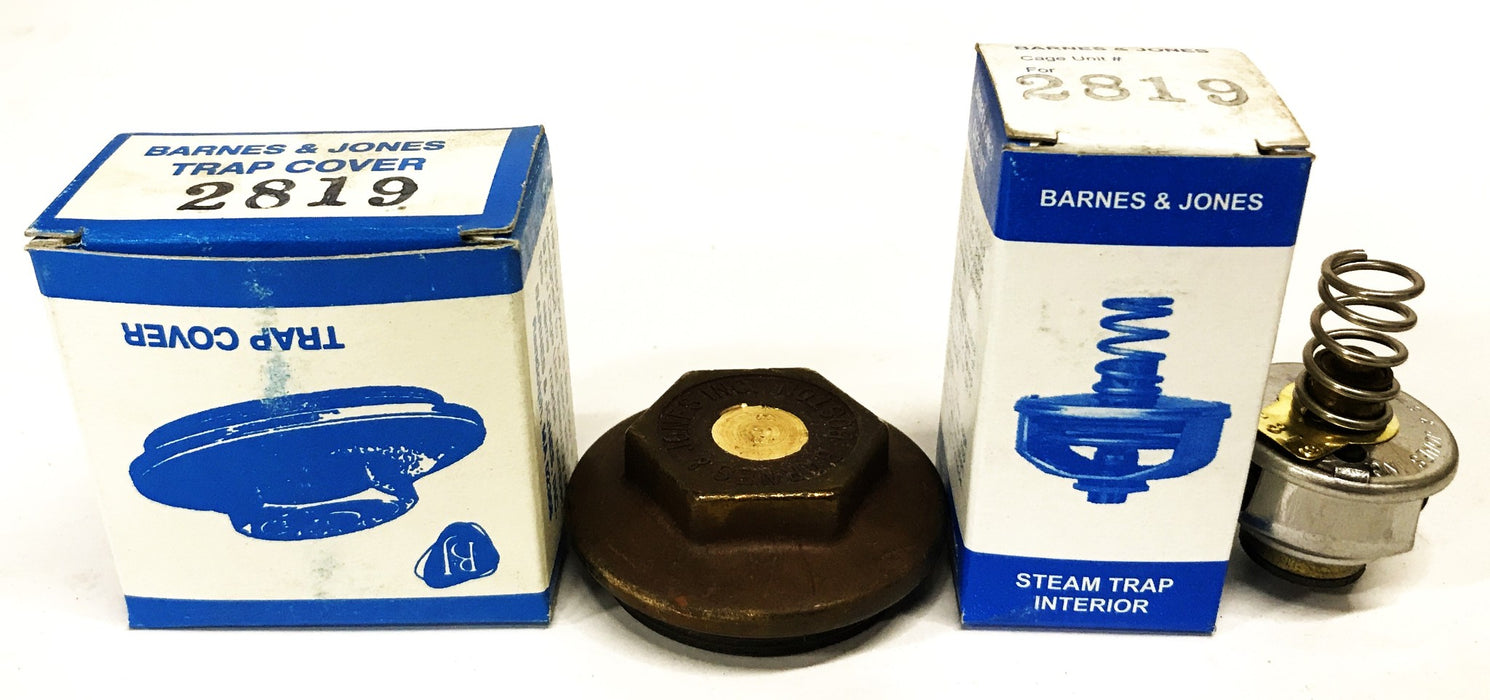 Barnes & Jones Thermostatic Steam Trap Cage Unit and Cover 2819 NOS