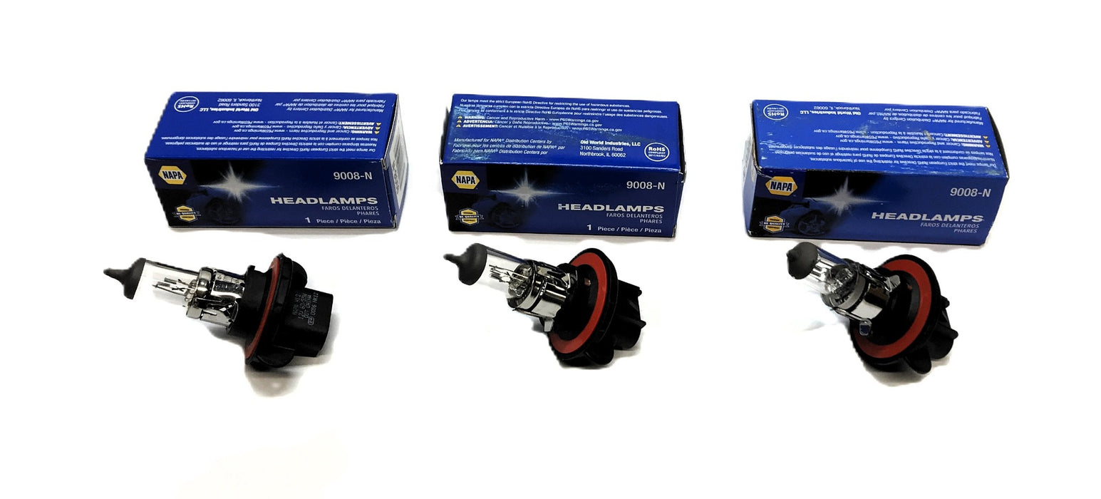 Napa H13 65/55W Headlight Bulb 9008-N [Lot of 3] NOS