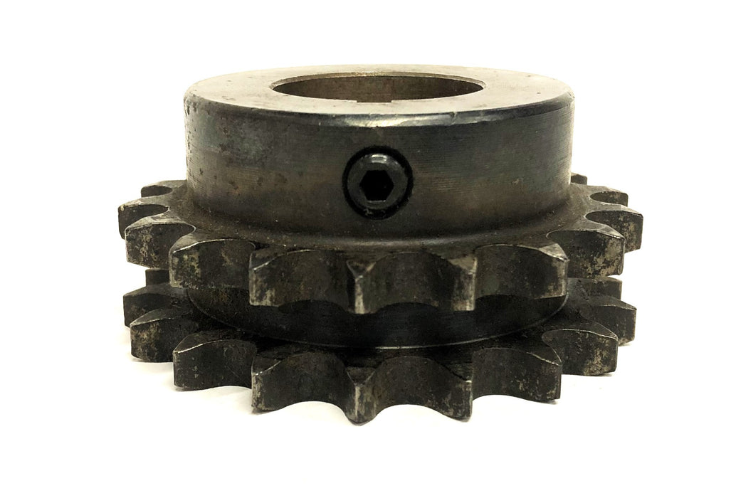 Martin 1.26 Inch Bore 18 Tooth Double Row Roller Chain Sprocket D40B18H USED