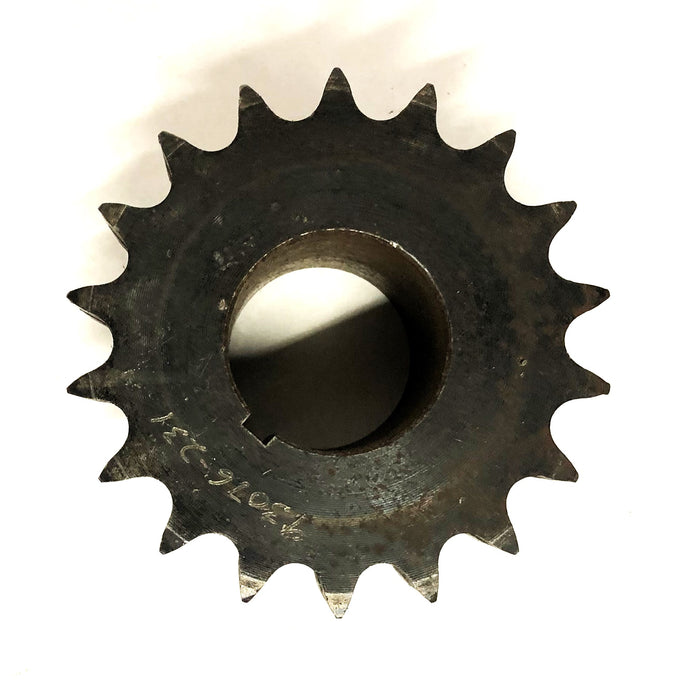 Martin 1.26 Inch Bore 18 Tooth Double Row Roller Chain Sprocket D40B18H USED