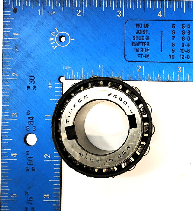 Timken Tapered Roller Bearing Cone (No Box) 2580-W NOS