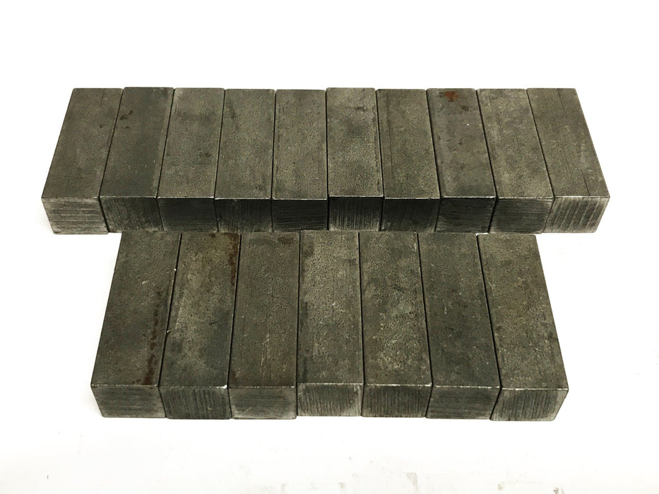 Unbranded 1/2 inch x 1-1/2 inch Square Machine Key Dowel Pin [Lot of 17] NOS