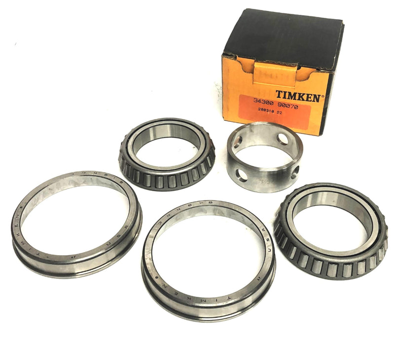 Timken Tapered Roller Double Bearing Set 34300/90070 (200310-22) NOS
