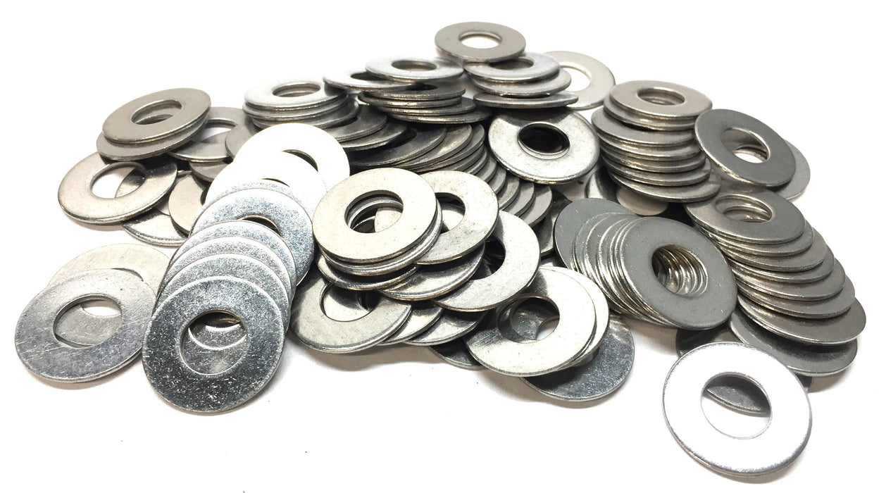 Unbranded 5/16" Grade 18-8 Steel Flat Washer [Lot of 100] NOS