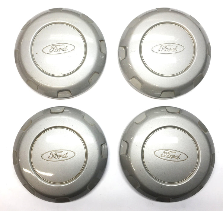 Ford Motor Gray/Silver Plastic Wheel Center Dish 4L34-1A096EC [Lot of 4] USED