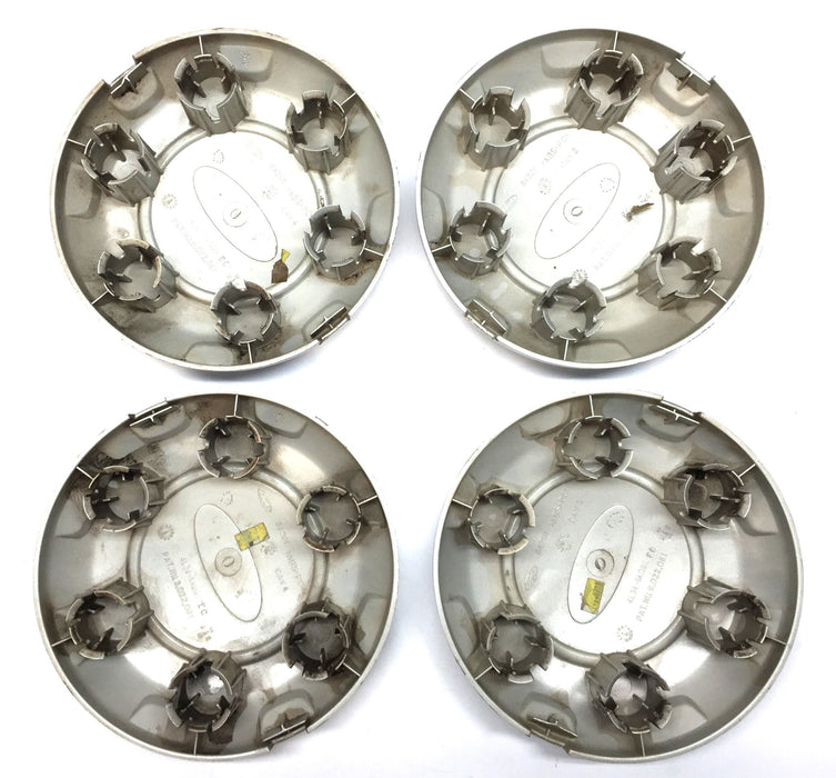 Ford Motor Gray/Silver Plastic Wheel Center Dish 4L34-1A096EC [Lot of 4] USED