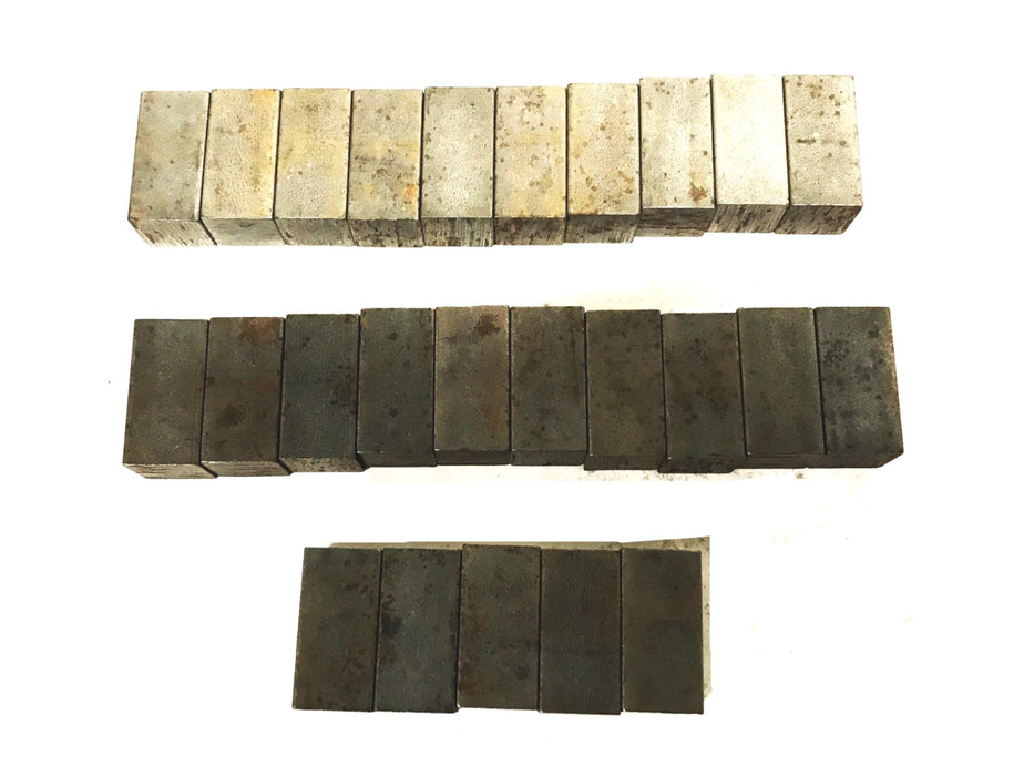 Unbranded 1/2 inch x 1 inch Square Machine Key Dowel Pin [Lot of 25] NOS