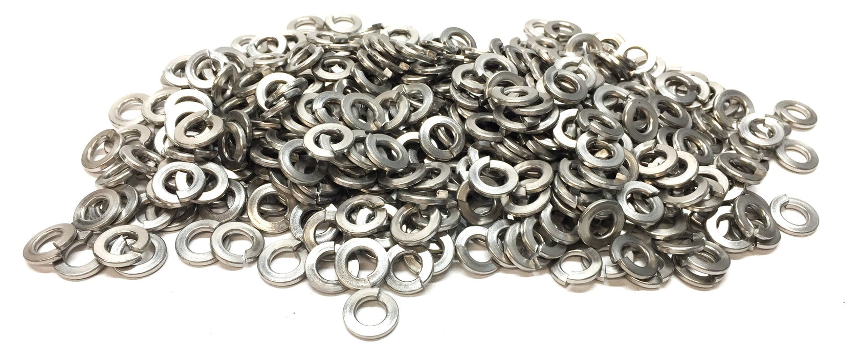 Unbranded 1/4" Grade 18-8 Steel Split Lock Washer Pack (400pcs) NOS