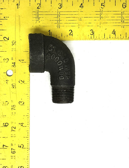 Unbranded G-300WSP 2000WOG Valve Reduction Elbow Malleable Iron AAR3/4 NOS