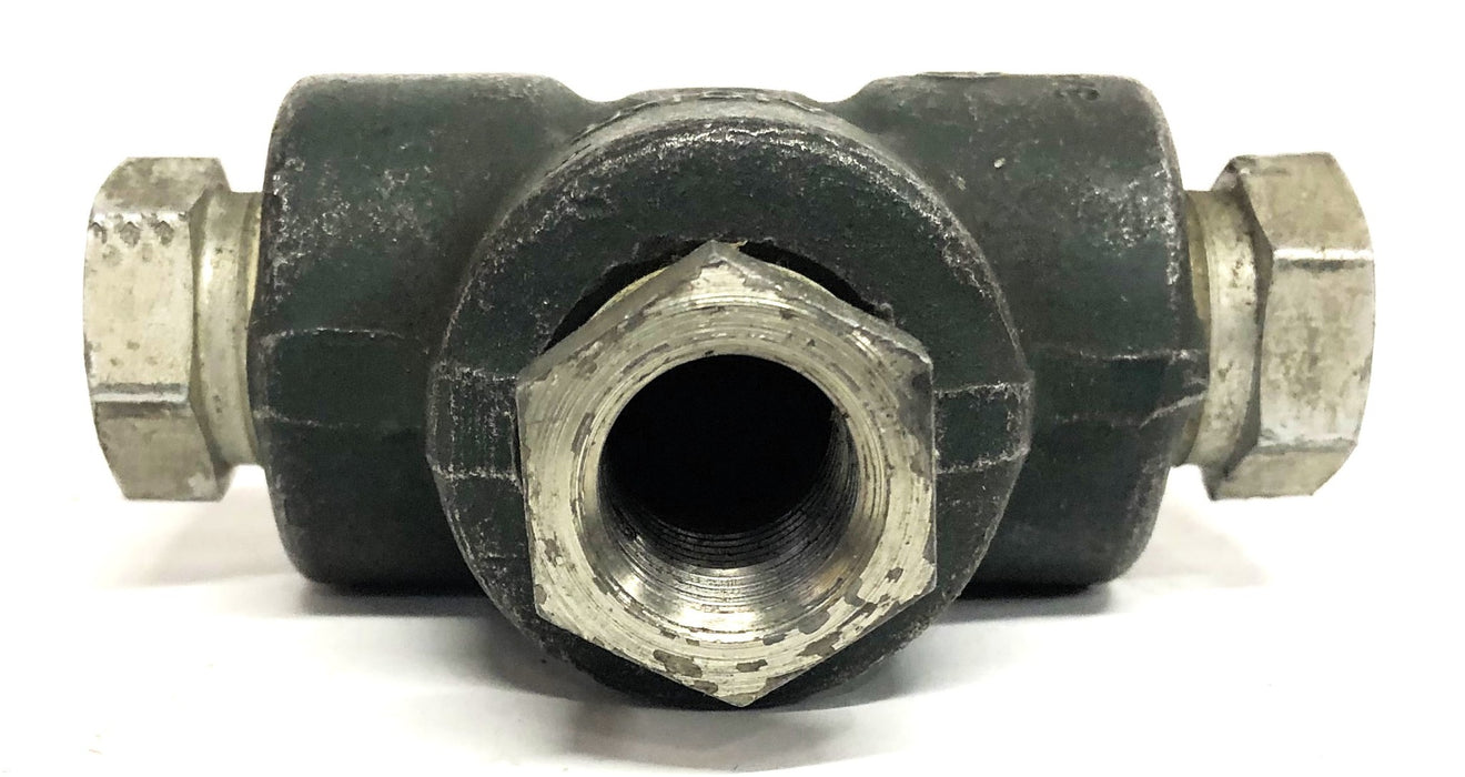 Ladish 1-00 Forged Steel 3/4 Inch Valve Reduction Tee 3000#WOG USED