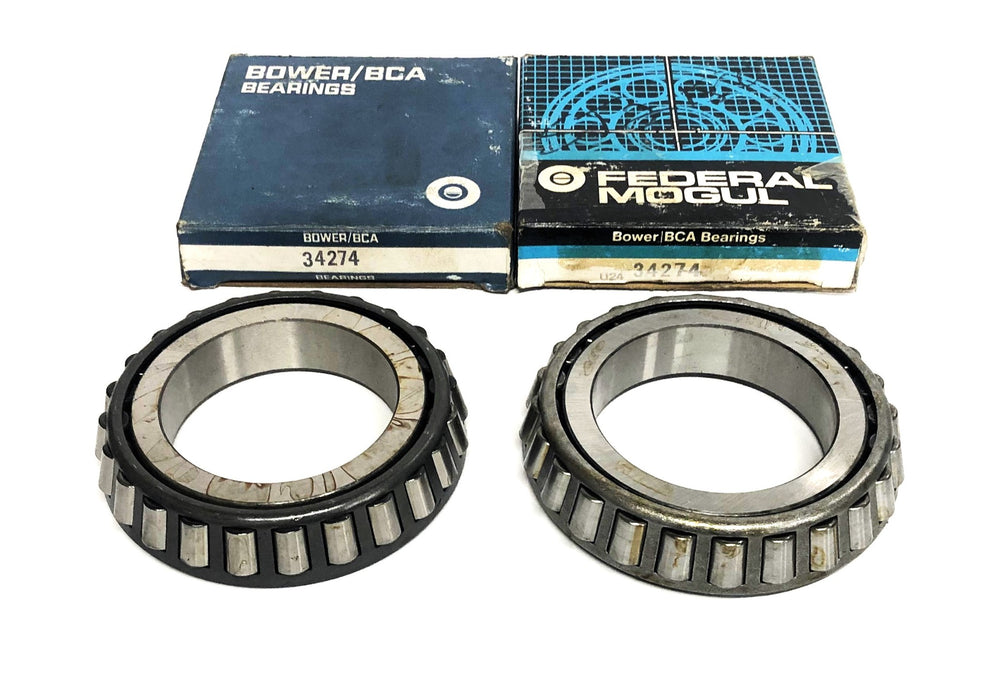 Bower Tapered Roller Bearing Cone 34274 [Lot of 2] NOS