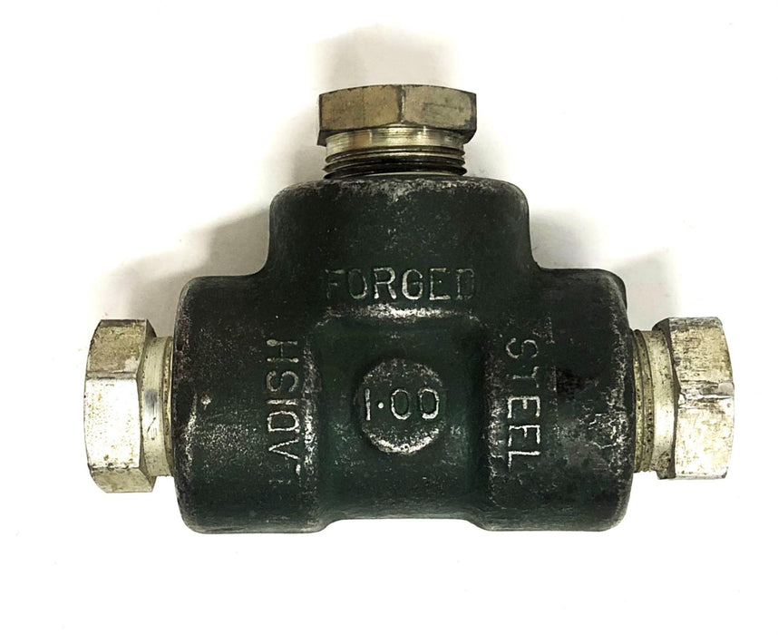 Ladish 1-00 Forged Steel 3/4 Inch Valve Reduction Tee 3000#WOG USED