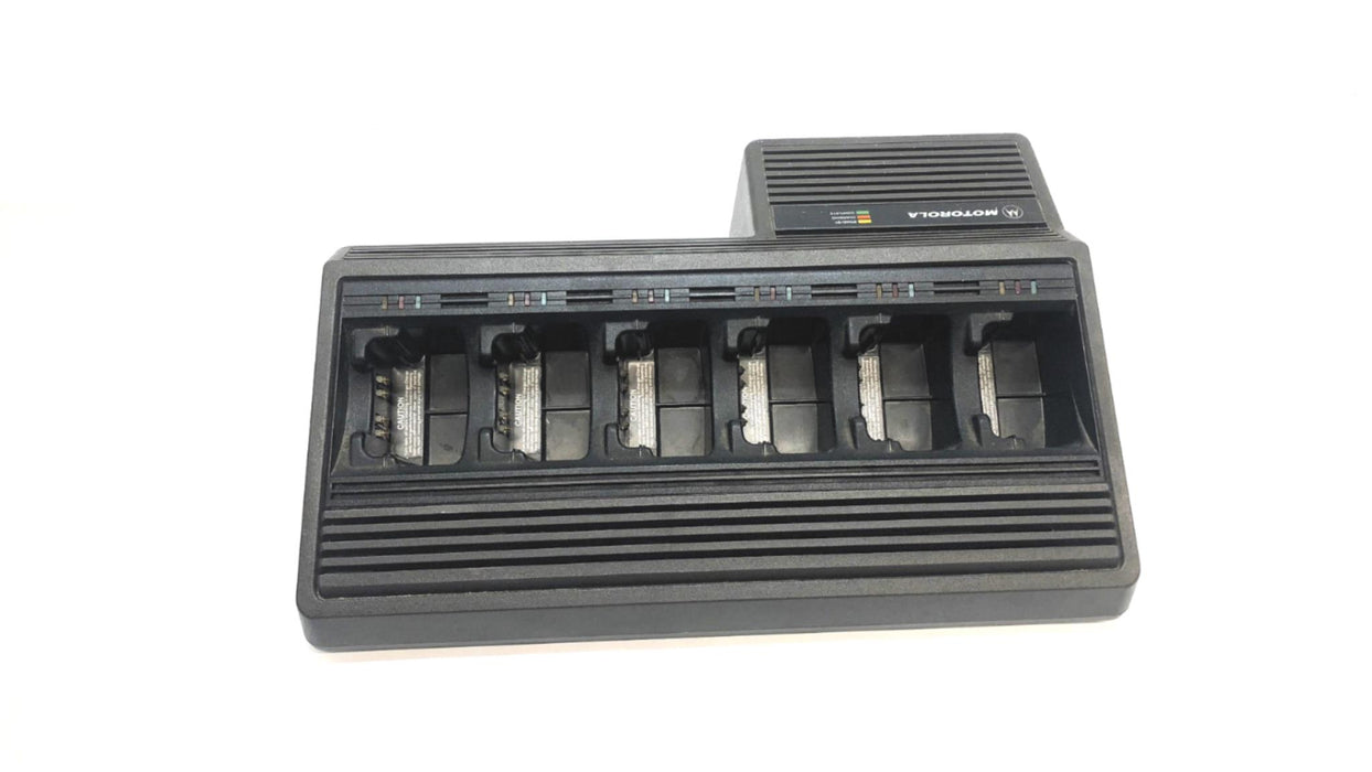 Motorola 6-Bay Radio Battery Charger (No Power Cord) NTN1177D USED