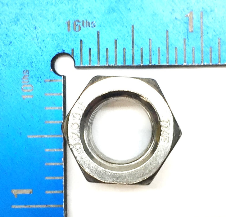 THE 1/2"-13 Stainless Steel Open Hex Nut F594C [Lot of 29] NOS